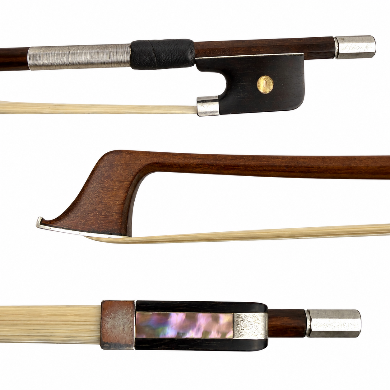 AS02/ 36 German 4/4 cello bow. Circa early 20th Century